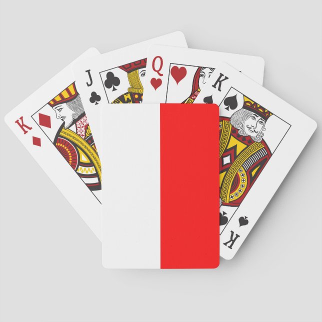 Jeu De Cartes Drapeau Indonésie (dos)