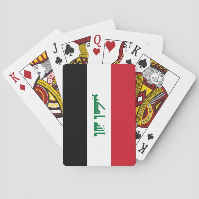 Jeu De Cartes Drapeau Iraq (dos)