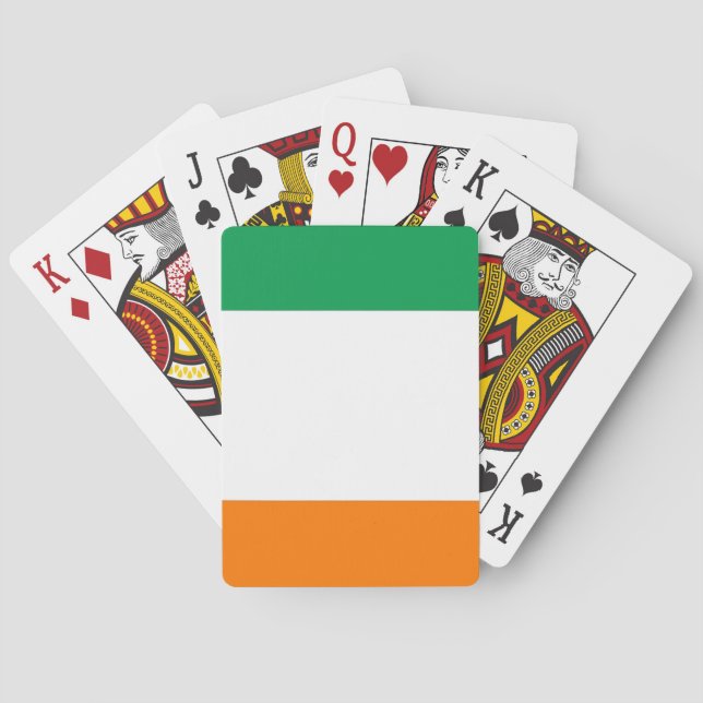 Jeu De Cartes Drapeau irlandais Lecture de cartes (dos)