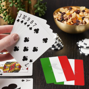 Jeu De Cartes Drapeau italien