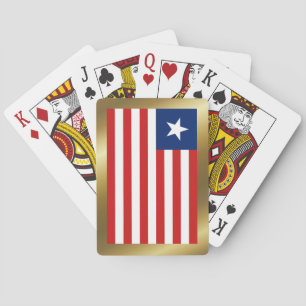 Jeu De Cartes Drapeau Liberia Jouer des cartes