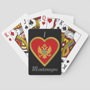 Jeu De Cartes Drapeau monténégrin