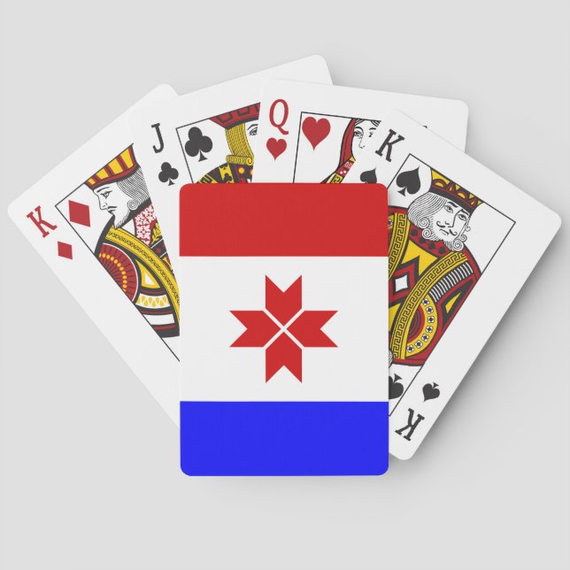 Jeu De Cartes Drapeau Mordovia (dos)