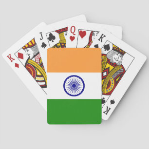 Jeu De Cartes Drapeau national du monde de l'Inde