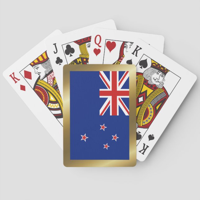 Jeu De Cartes Drapeau néo-zélandais Jouer des cartes (dos)
