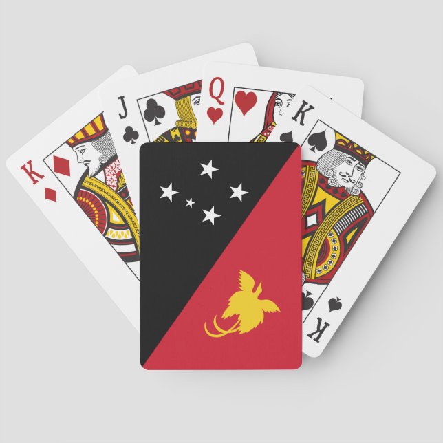 Jeu De Cartes Drapeau Papouasie-Nouvelle-Guinée (dos)