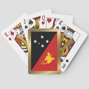 Jeu De Cartes Drapeau Papouasie-Nouvelle-Guinée Jouer des cartes