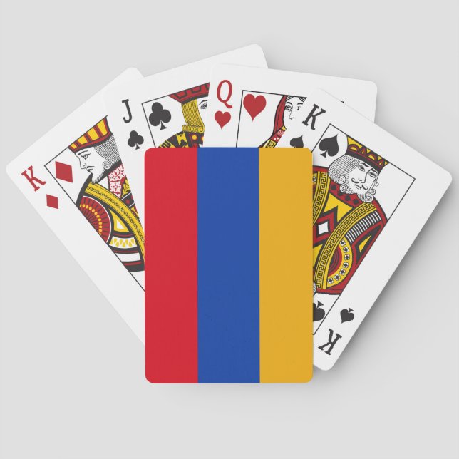 Jeu De Cartes Drapeau patriotique arménien (dos)