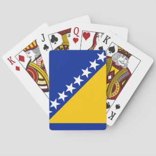 Jeu De Cartes Drapeau patriotique de Bosnie-Herzégovine