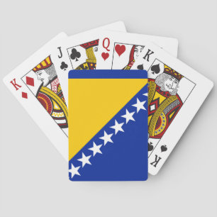 Jeu De Cartes Drapeau patriotique de Bosnie-Herzégovine