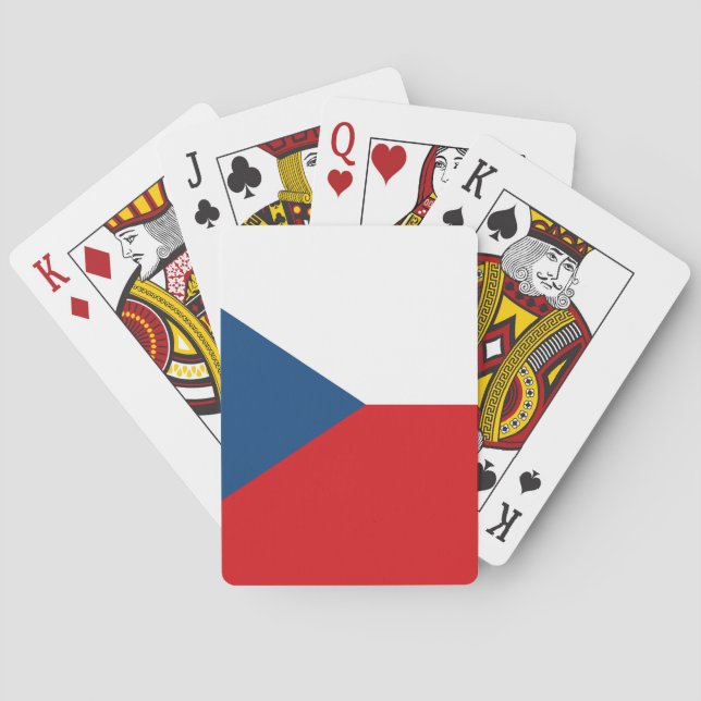 Jeu De Cartes Drapeau République tchèque (dos)