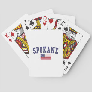 Jeu De Cartes Drapeau Spokane US