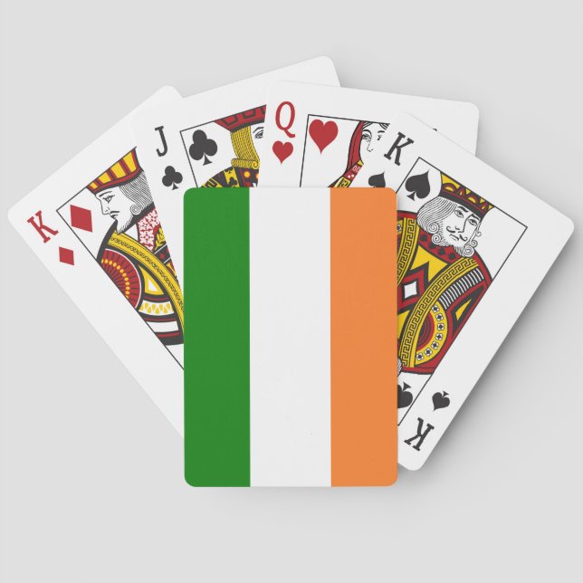 Jeu De Cartes Drapeau total de l'Irlande (dos)