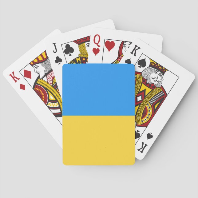 Jeu De Cartes Drapeau ukrainien (dos)