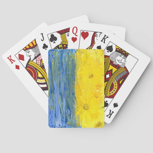 Jeu De Cartes Drapeau ukrainien Jouer des cartes (dos)
