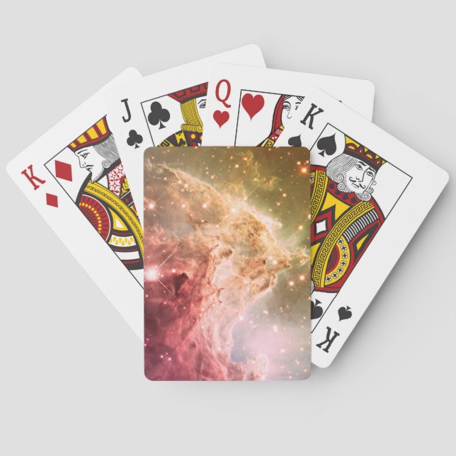 Jeu De Cartes Dreamy Rose Orange Ombre Belle Nebula (dos)