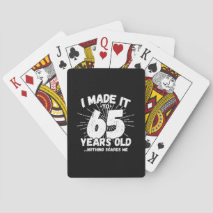 Jeu De Cartes Drôle 65e Anniversaire Citation Sarcastique 65 ans