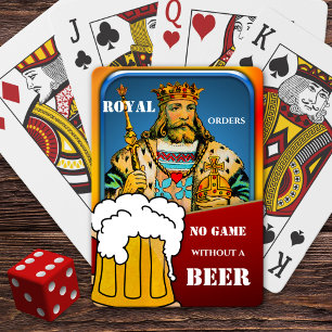 Jeu De Cartes Drôle Beer King Jouer Cartes Deck