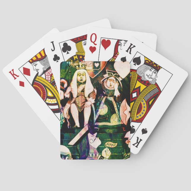 Jeu De Cartes Drôle Carte de jeu King Queen (dos)