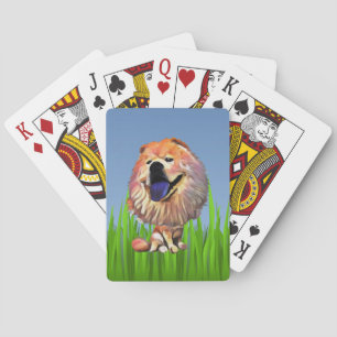 Jeu De Cartes Drôle Carton Chow Chow Deck de Cartes