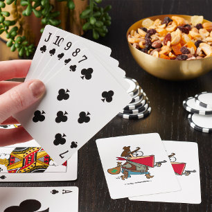 Jeu De Cartes Drôle Cartoon Cowboy Bandit Robber