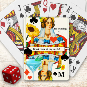 Jeu De Cartes Drôle Cocktail Queen Jouer Cartes Deck