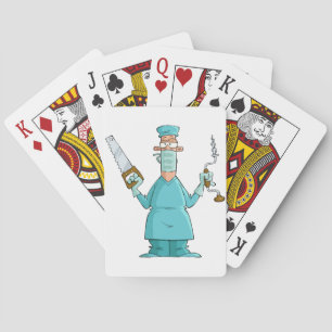 Jeu De Cartes Drôle Drôle Chirurgien Cartoon Hilarious Humour Mé