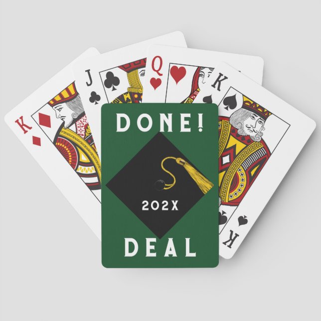 Jeu De Cartes Drôle Graduation (dos)