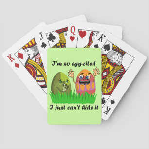 Jeu De Cartes Drôle mignon OEufs de Pâques Dessin