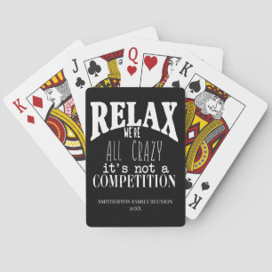 Jeu De Cartes Drôle Nous sommes fous Pas une compétition Réunion