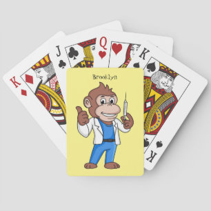 Jeu De Cartes Drôle orangoutan dessinateur docteur