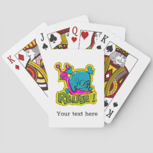 Jeu De Cartes Drôle recyclage Cartoon