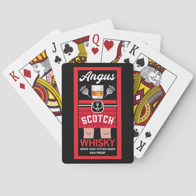 Jeu De Cartes Drôle Scotch Whisky (dos)