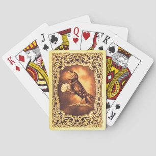 Jeu De Cartes Drôle Vintage Black Crow Jouer