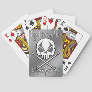 Jeu De Cartes Drummer Rock & Roll Cartes de jeu personnalisées