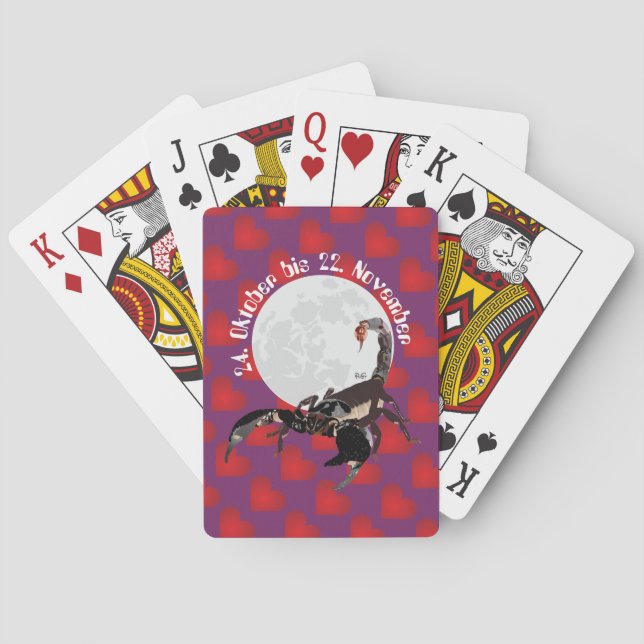 Jeu de cartes du 24 octobre au 22 novembre (dos)