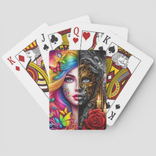 Jeu De Cartes Dualité Elfique Magique - Royaumes Jour - Nuit