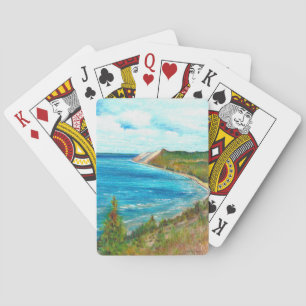 Jeu De Cartes Dunes de l'ours de sommeil Lakeshore Michigan Beac