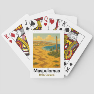 Jeu De Cartes Dunes de Maspalomas Grande Canarie Île Canarie
