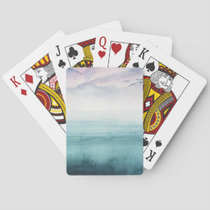 Jeu De Cartes Dusk on the Bay - Aquarelle