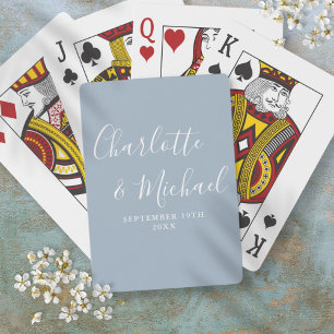 Jeu De Cartes Dusty Blue Signature Script 
