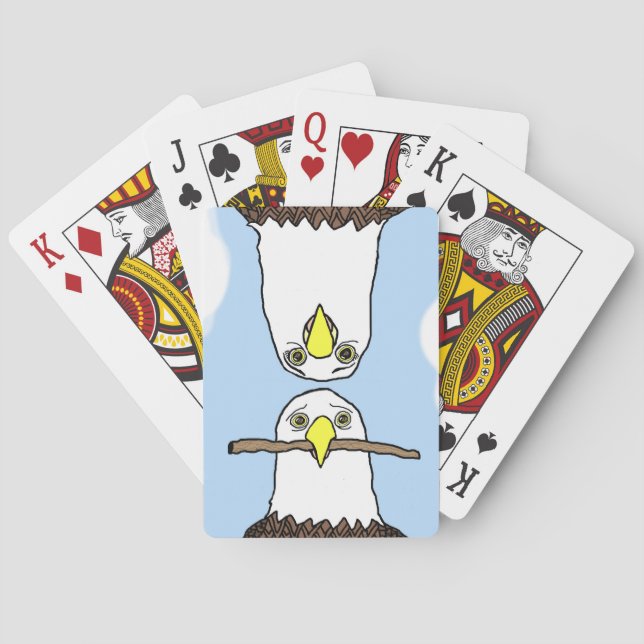 Jeu De Cartes Eagles Joe & Marilyn Essayer De Reconstruire Leur  (dos)