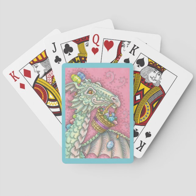 Jeu De Cartes EASTER EGG DRAGON, IMAGINAIRE JOUER CARTES Poker (dos)