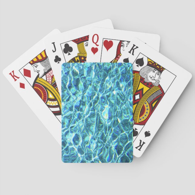 Jeu De Cartes Eau Chatoyante Tombée (dos)