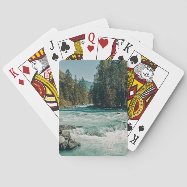 Jeu De Cartes Eau | Rivière Kucherla, Altaï (dos)