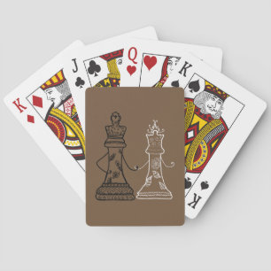 Jeu De Cartes Échecs King Quenn Figures Jouer Des Cartes