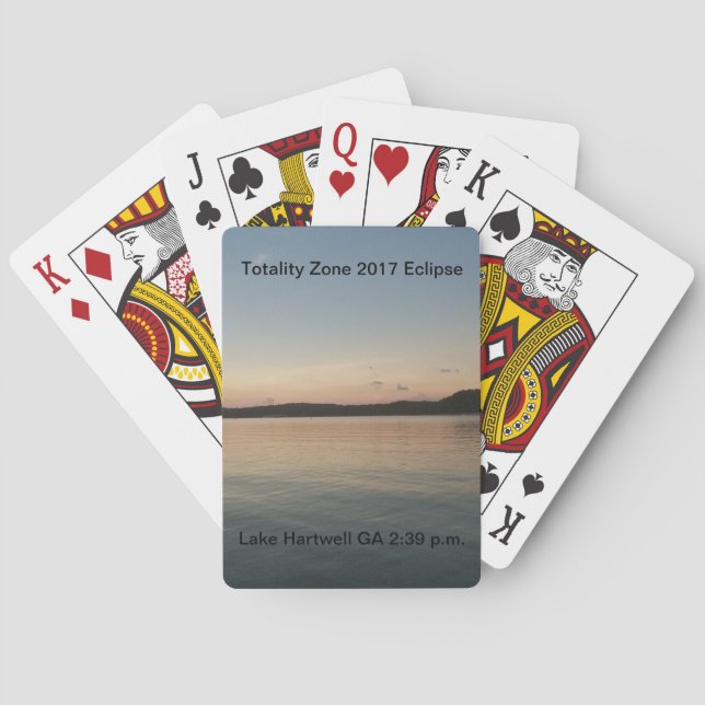 Jeu De Cartes Éclipse 2017 solaire (dos)