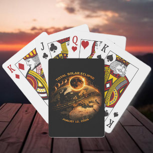Jeu De Cartes Éclipse solaire totale 2026 : trajectoire de la to