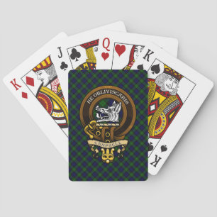 Jeu De Cartes Écosse Clan Campbell Badge et Crest