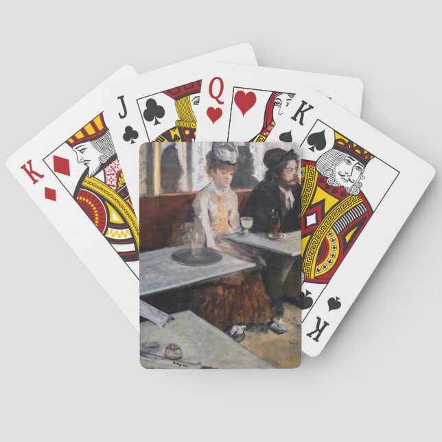 Jeu De Cartes Edgar Degas - Dans un café / L'Absinthe (dos)
